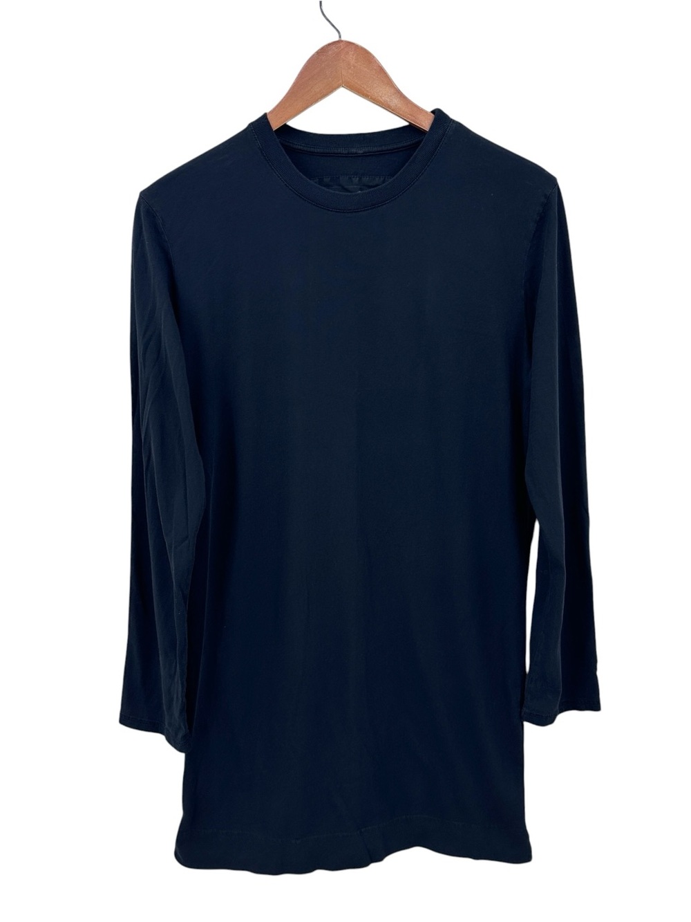MANTRA Mini Dress Long Sleeve Crew Neck Made in USA Black